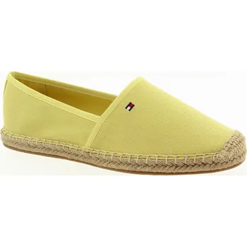Dámské baleríny TOMMY HILFIGER Dámské žluté textilní espadrilky FW0FW08541-ZQM-845 Velikost 38