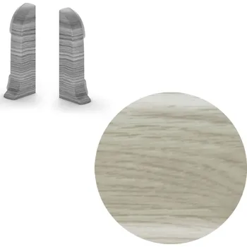 SALAG AP28 koncovka L+P k liště NGF56, PVC dub Sparta, 56 mm, 1 pár