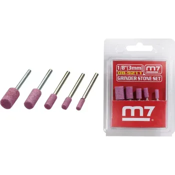 5-dílná sada brusných tělísek Mighty Seven M7 QB-9211 - stopka 3mm