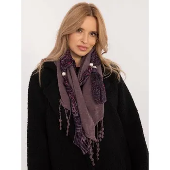 Šátek Fialová dámská perleťová šála