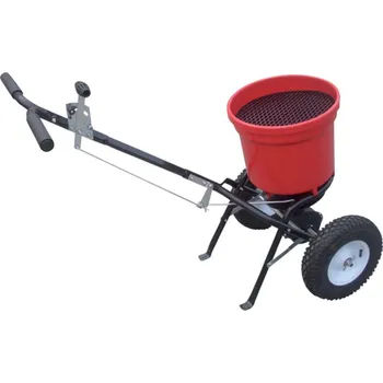 Rozmetadlo Ruční rozmetadlo na hnojivo, posypový vozík na sůl, hnojivo na 25 kg odstředivé rozmetadlo