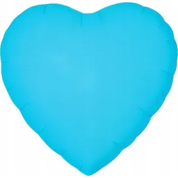 Balónek Fóliový balónek Srdce, fluorově modrý, 45 cm