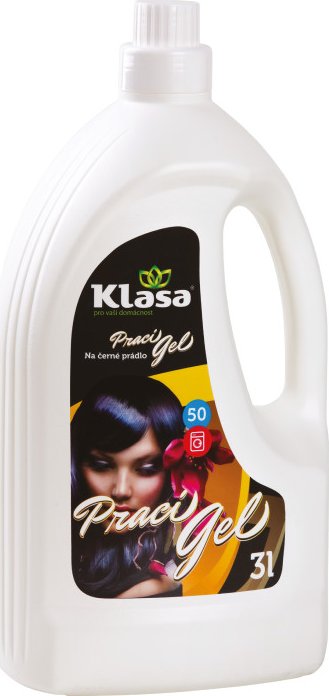 KLASA pro vaši domácnost – Prací gel na černé prádlo 3 l