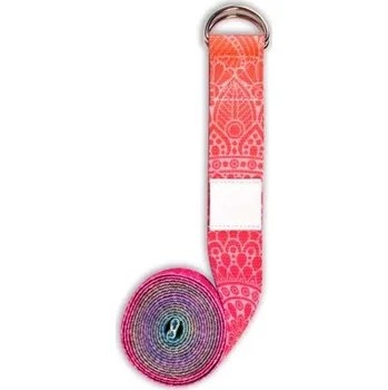 Opasek Protahovací pásek YOGGYS YOGA BELT UNI Růžová