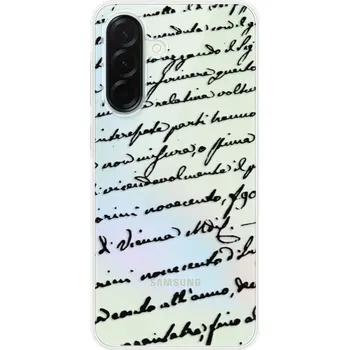 Pouzdro na mobilní telefon Odolné silikonové pouzdro iSaprio - Handwriting 01 - black - Samsung Galaxy A36