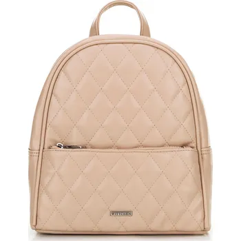 Městský batoh Dámský batoh s prošíváním vyrobený z imitace kůže | WITTCHEN | 100-4Y-228-9