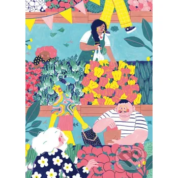 Puzzle Na trhu - Marie Boiseau Pieces &amp; Peace