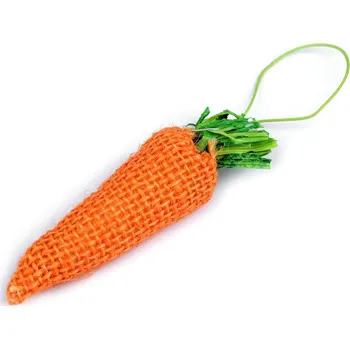 Dekorace mrkev k zavěšení, barva oranžová