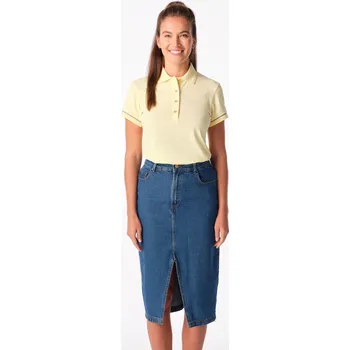 Dámské tričko CityZen - LANA Dámská polokošile žlutá/šedá 40