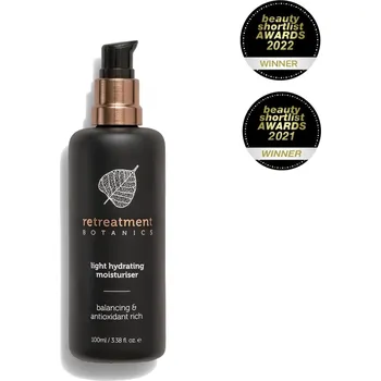 Pleťový krém Retreatment Botanics Light Hydrating Moisturizer | Lehký pleťový hydratační krém 100 ml