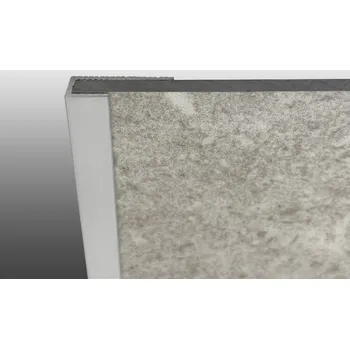 Stavební profil Rocko hliníkový C profil Hnědý 4.5 x 2800 mm