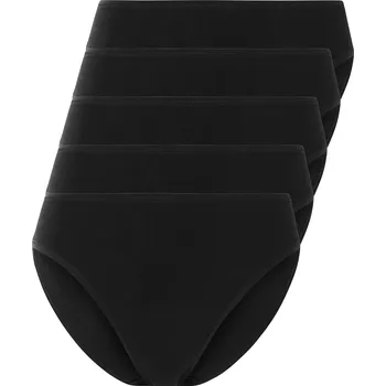 Kalhotky esmara® Dámské kalhotky, 5 kusů (černá, S(36/38))