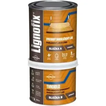 barva a nátěr na dřevo STACHEMA Lignofix epoxi. 2 složkový lak 0,75 l Průhledná