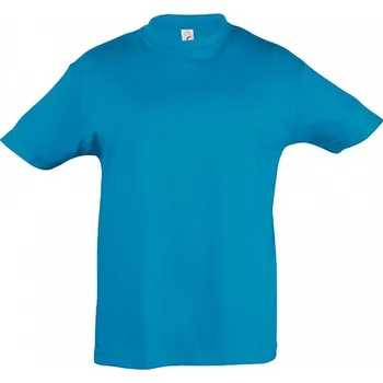 Chlapecké tílko Sol's Dětské tričko Regent z dopřadné bavlny Barva: modrá blankytná, Velikost: 96/104 L150K