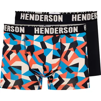 Boxerky Pánské boxerky 2 pack 42620 Shield - HENDERSON vícebarevná XXL