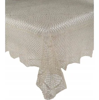 ubrus Ubrus háčkovaný háček kruh 30 boho elegantní