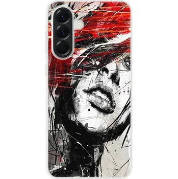 Pouzdro na mobilní telefon Odolné silikonové pouzdro iSaprio - Sketch Face - Samsung Galaxy A56