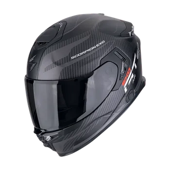 Helma na motorku Integrální helma Scorpion GT EXO-GT SP AIR FLEX (matná černá, stříbrná), vel. 2XL