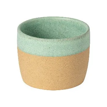 Hrnek na Lungo 0,2L, ARENITO, přírodní/modrá|Cyan / aqua (balení)|Costa Nova