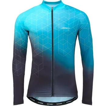 cyklistický dres Pánský cyklodres s dlouhým rukávem Klimatex NIBALI 3XL Černá, Světle modrá, Stříbrná