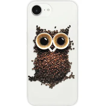 Pouzdro na mobilní telefon Odolné silikonové pouzdro iSaprio - Owl And Coffee - iPhone 16e