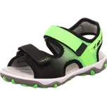 Dětské sandále Superfit Mike 3.0 1-009465-0000 Schwarz/ Hellgrün 35, Vnitřní délka boty: 22,3 cm, Vnitřní šířka boty: 7,8 cm
