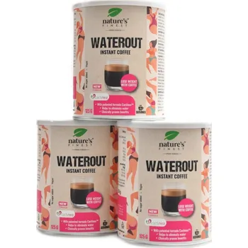 Spalovač tuku Natures Finest Waterout Coffee 3 x 125 g economy pack