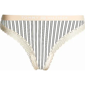 Dámské spodní prádlo Dámská tanga Tonal Logo Lace UW0UW04463-0F8 - Tommy Hilfiger S
