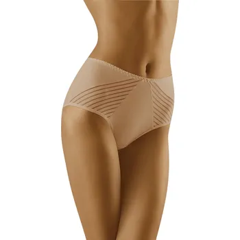 Kalhotky Dámské kalhotky Eco-MA beige - Wol-bar Béžová XXL