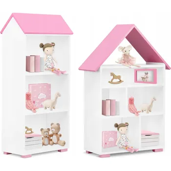 Knihovna Regál Konsimo 83 x 30 x 117 cm, modré odstíny