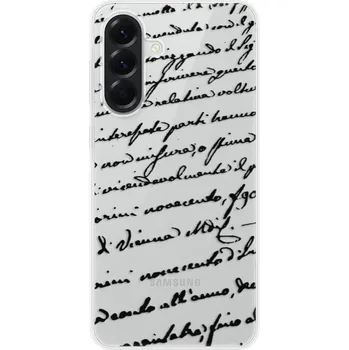 Pouzdro na mobilní telefon Odolné silikonové pouzdro iSaprio - Handwriting 01 - black - Samsung Galaxy A56