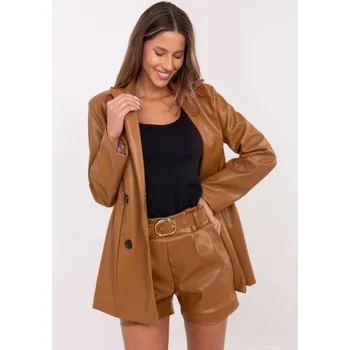 Dámské kraťasy Velbloudí dámské šortky z ekokůže ze soupravy