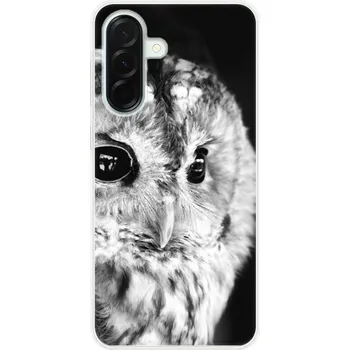 Odolné silikonové pouzdro iSaprio - BW Owl - Samsung Galaxy A36