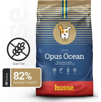 Krmivo pro psa Husse Opus Ocean | Bezlepkové hypoalergenní granulované krmivo s vysokým obsahem tuků a bílkovin Balení: 12 kg
