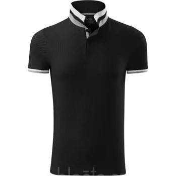Pánské tričko Polokošile MALFINI COLLAR UP, barva černá, velikost 3XL
