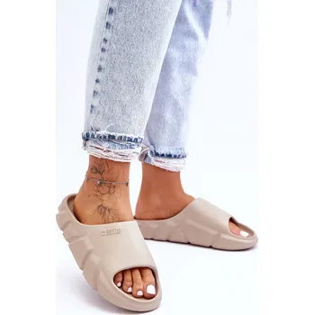 Dámské pantofle Dámské lehké pěnové pantofle Big Star LL274593 Barva: Béžová, Velikost: 36