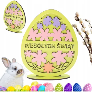 Obraz VAJÍČKO DŘEVĚNÉ VELIKONOČNÍ VAJÍČKO PRO Velikonoce JARNÍ DEKORACI