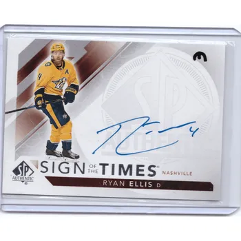 Sběratelská karetní hra 2017-18 UD SP Authentic RYAN ELLIS Sign of the Times Auto Podpis