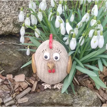 Velikonoční dekorace Keramické kuřátko - velikonoční a jarní dekorace