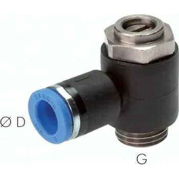 Ventil Škrticí zpětný ventil šroubovací 3/8-12 šroubovák