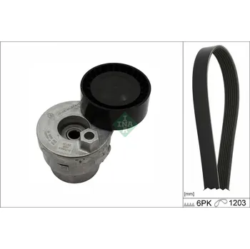 Sada žebrovaných klínových řemenů Schaeffler INA 529 0009 10