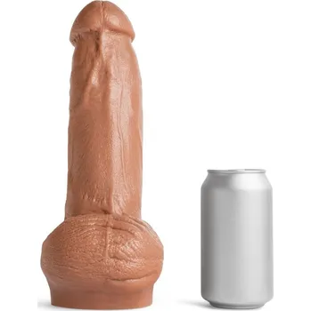 Dildo Mr. Hankey’s Toys Marco Napoli Medium, prémiové silikonové dildo s Vac-U-Lock 27,5 x 5,3–7 cm