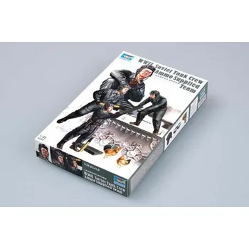 Plastikový model WW II Soviet Tank Crew Ammo Supplied Team - Trumpeter 00411