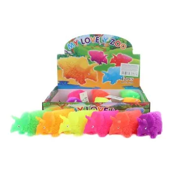 Figurka Střapatý dinosaurus svítící 6 barev