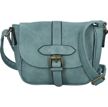 Kabelka Trendy dámská koženková crossbody kabelka Arlena, džínově modrá