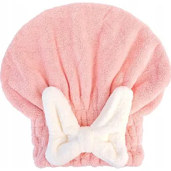 Ručník Turban na vlasy Lisseau z mikrovlákna – růžový