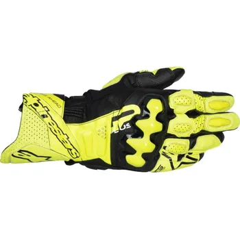 Moto rukavice Rukavice GP PLUS R V3, ALPINESTARS (žlutá fluo/černá) 2026 L