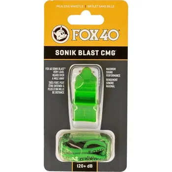 Tkaničky do bot Píšťalka Sonik Blast CMG + zelená šňůra NEUPLATŇUJE SE