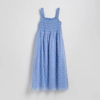 Dámské šaty Reserved - Šaty s&nbsp;ažurovou výšivkou - světle modrá - 924FB-50X - 924FB-50X-M