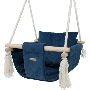 Dětská houpačka Dětská houpačka s polštářkem navy